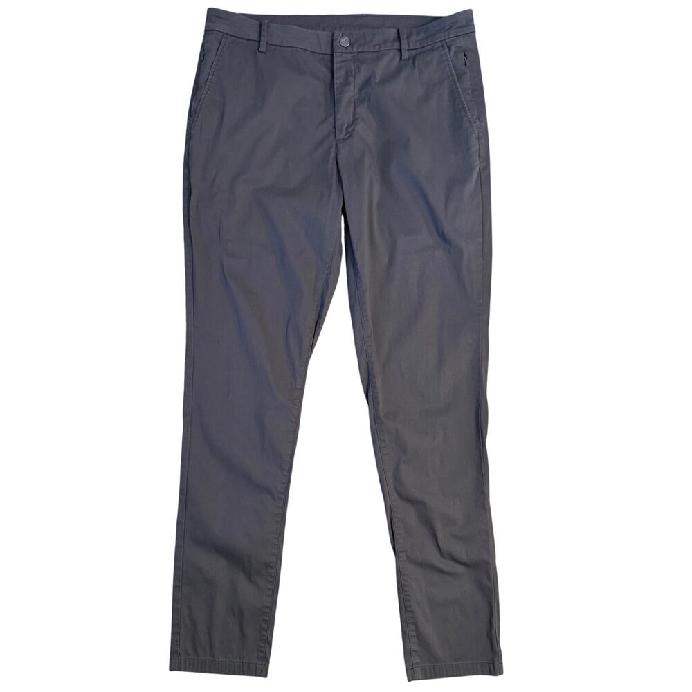 Birddogs Stretch Khakis Golf Pants Slim Fit Liner Resort Travel Gray Men’s 36X34